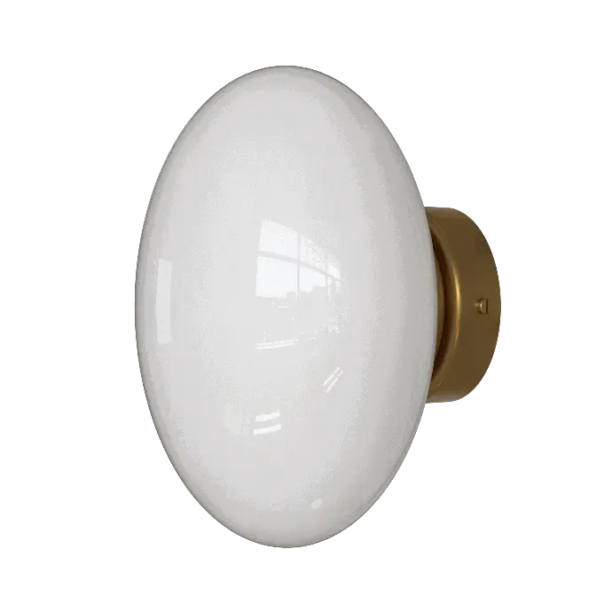 Sham II (Pared, Latón natural, sin barniz ni tratamiento, suele tener manchas naturales del material, Sin Bombillas)