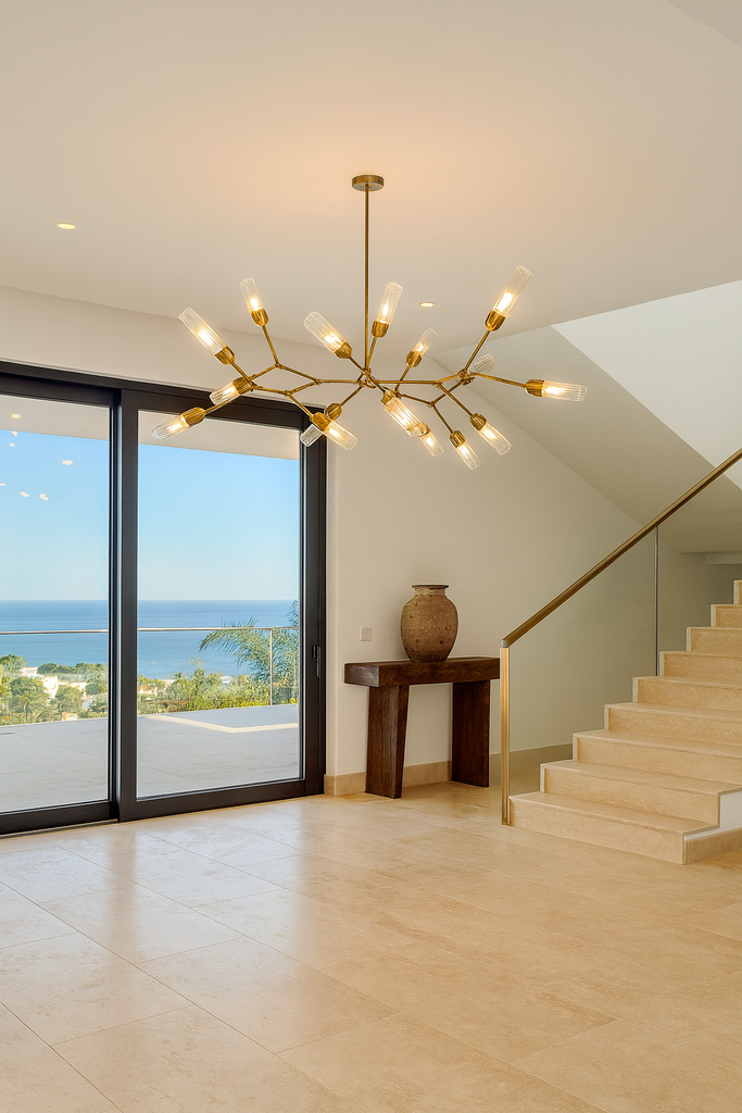 Merak (Latón natural, sin barniz ni tratamiento, suele tener manchas naturales del material)